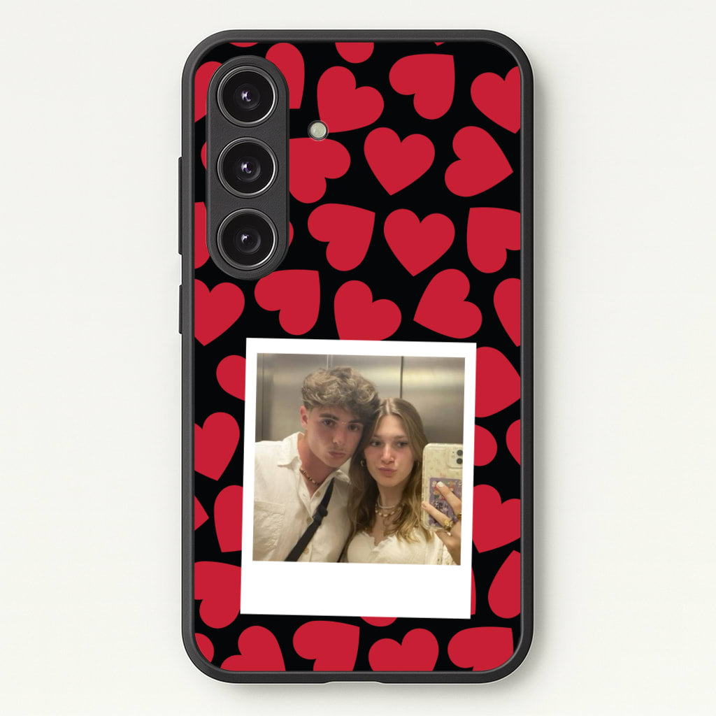 Valentine's Polaroid - Valentine's Day Phone Case for Galaxy S24FE