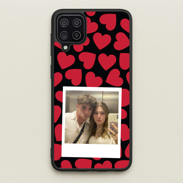 Valentine's Polaroid - Valentine's Day Phone Case for Galaxy A12