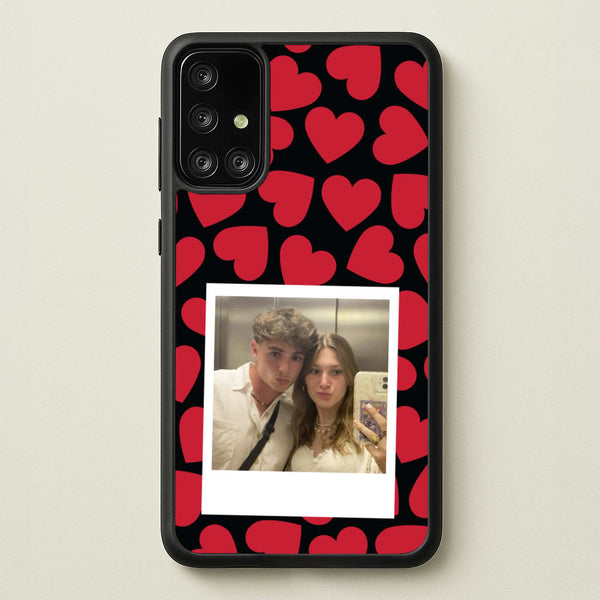 Valentine's Polaroid - Valentine's Day Phone Case for Galaxy A71