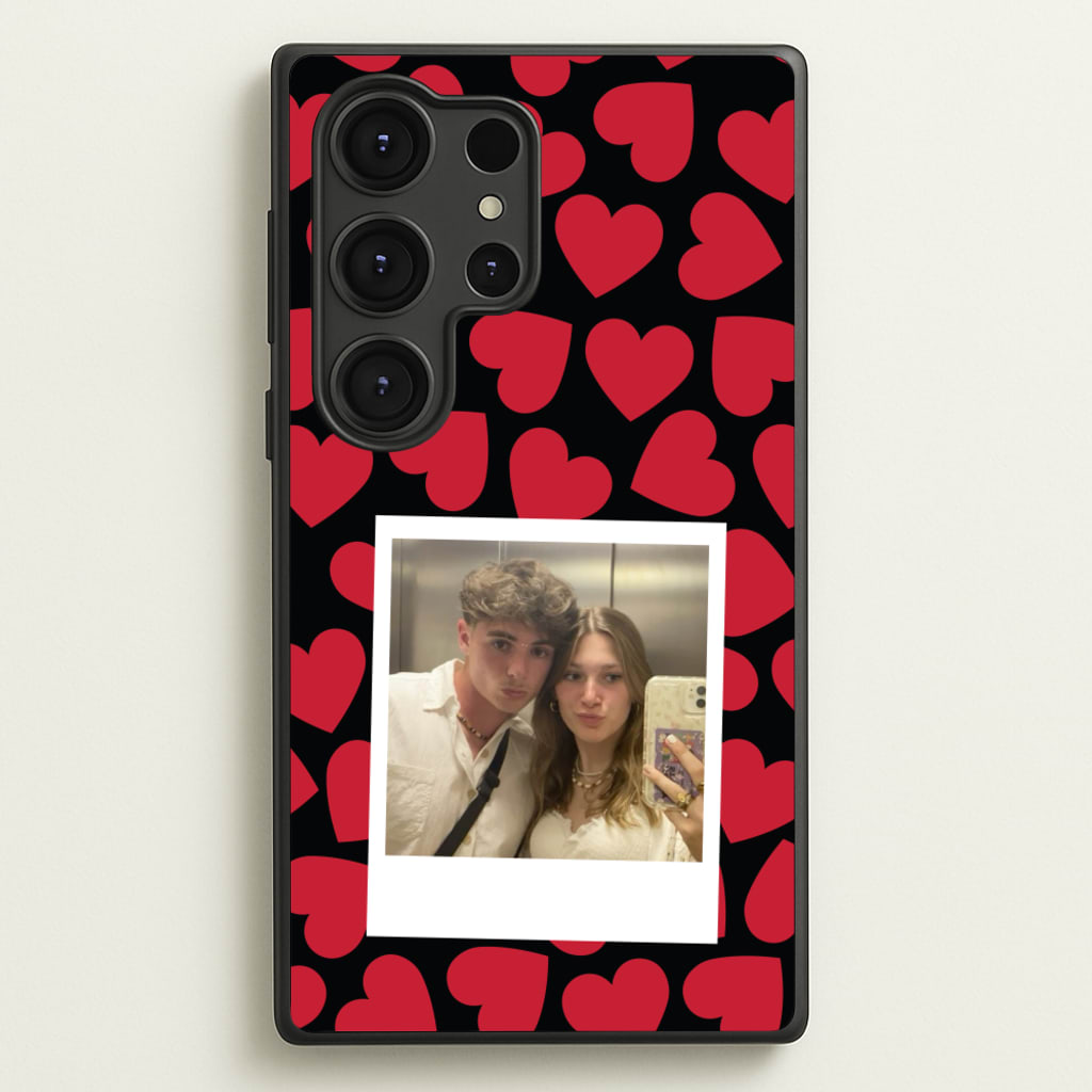 Valentine's Polaroid - Valentine's Day Phone Case for Galaxy S25 Ultra