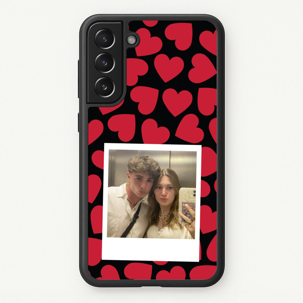 Valentine's Polaroid - Valentine's Day Phone Case for Galaxy S21