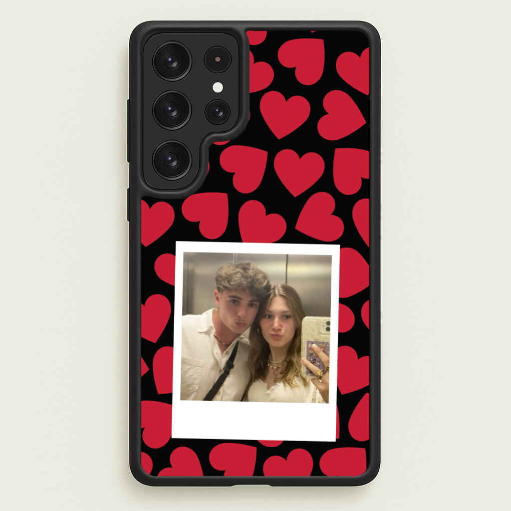 Valentine's Polaroid - Valentine's Day Phone Case for Galaxy S23 Ultra