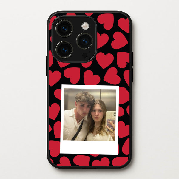 Valentine's Polaroid - Valentine's Day Phone Case for iPhone 15 Pro