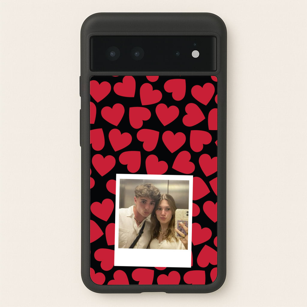 Valentine's Polaroid - Valentine's Day Phone Case for Google Pixel 6