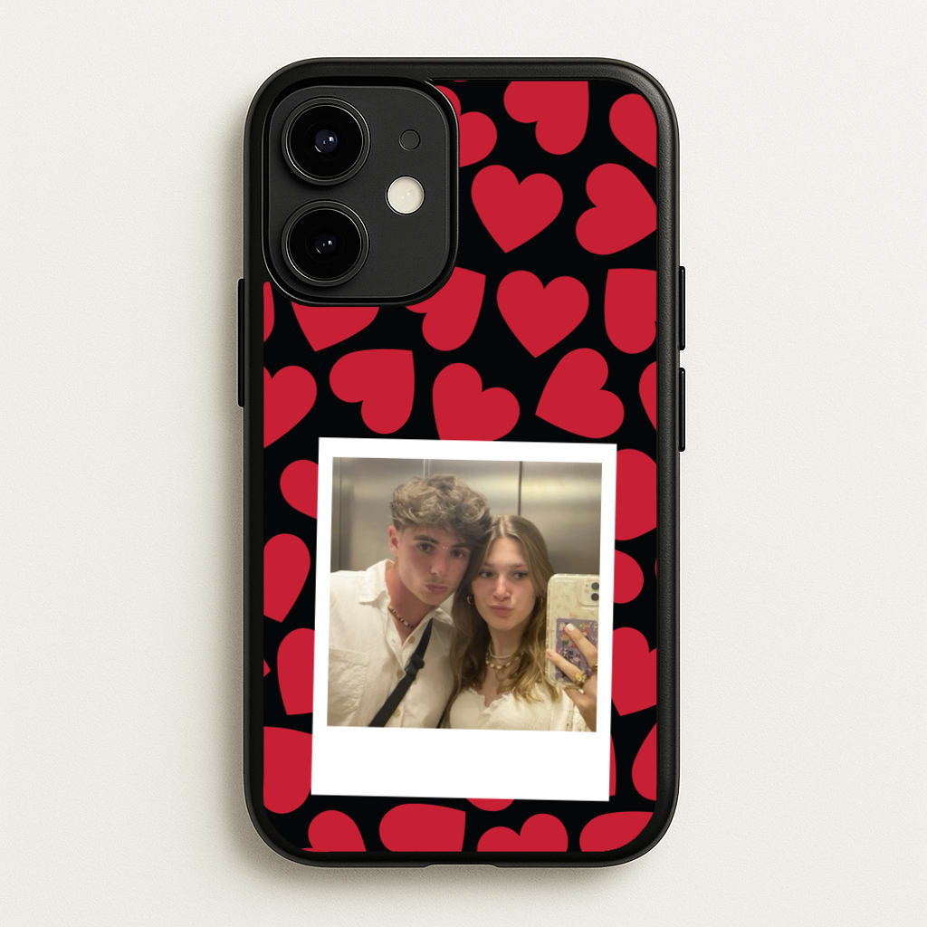 Valentine's Polaroid - Valentine's Day Phone Case for iPhone 12 Mini