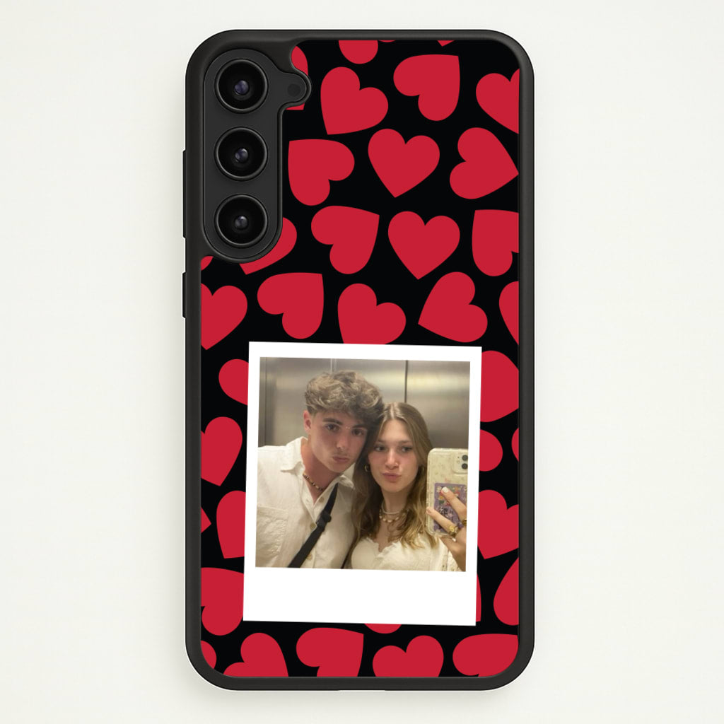 Valentine's Polaroid - Valentine's Day Phone Case for Galaxy S23