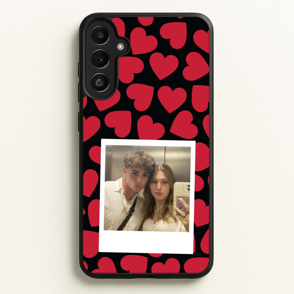 Valentine's Polaroid - Valentine's Day Phone Case for Galaxy A34