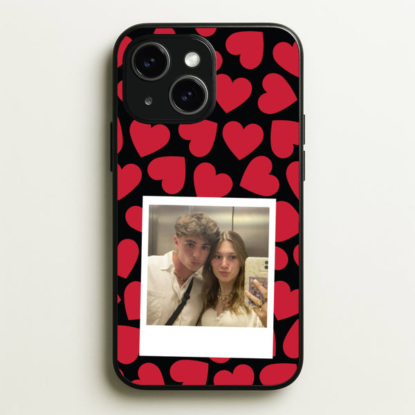 Valentine's Polaroid - Valentine's Day Phone Case for iPhone 14