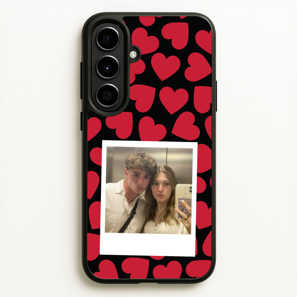 Valentine's Polaroid - Valentine's Day Phone Case for Galaxy A56