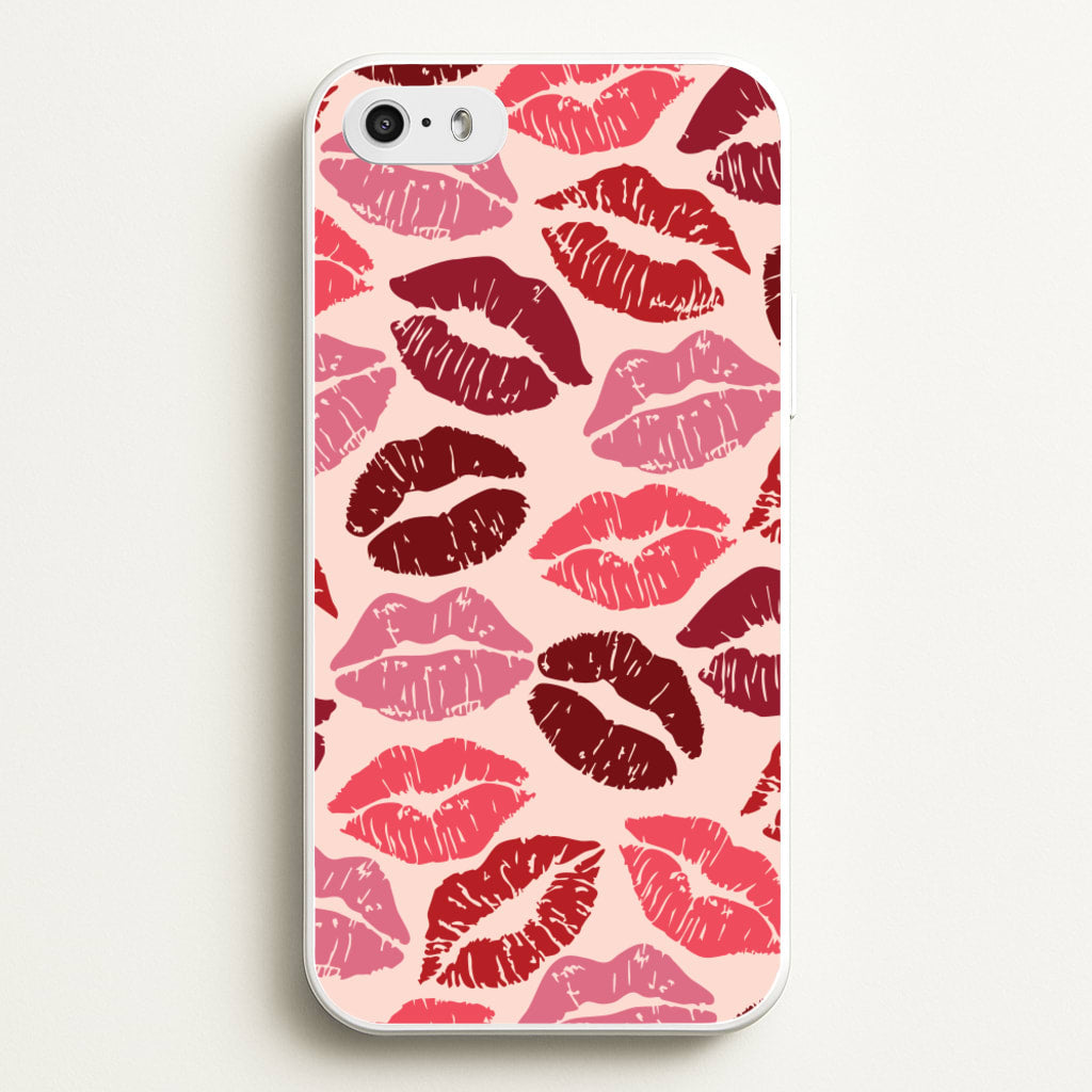 Valentine's Lips Pattern - Valentine's Day Phone Case for iPhone 5 / 5s / SE 2016
