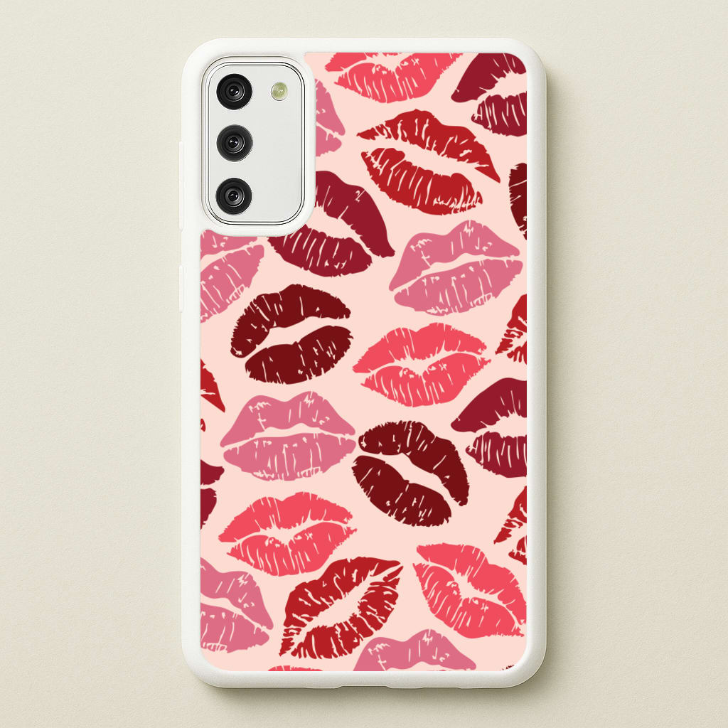 Valentine's Lips Pattern - Valentine's Day Phone Case for Galaxy S20