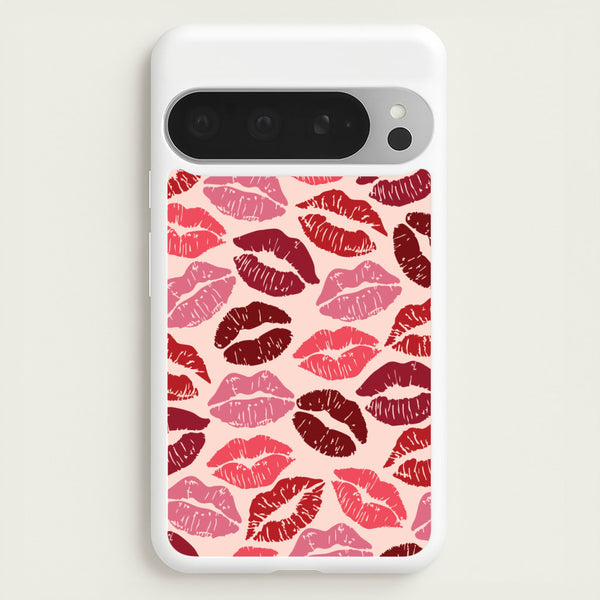 Valentine's Lips Pattern - Valentine's Day Phone Case for Google Pixel 9 Pro XL