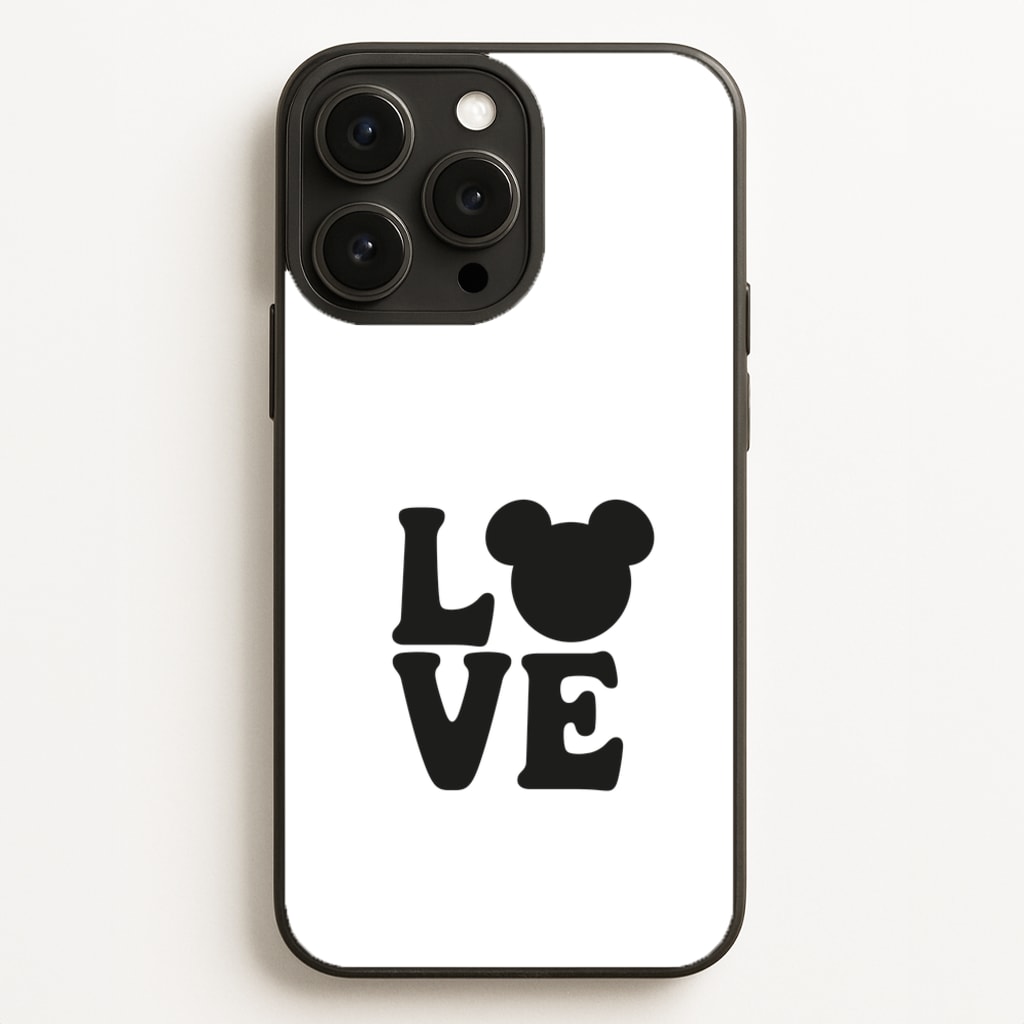Mouse Love Valentine's - Disney Valentine's Phone Case for iPhone 16 Pro Max