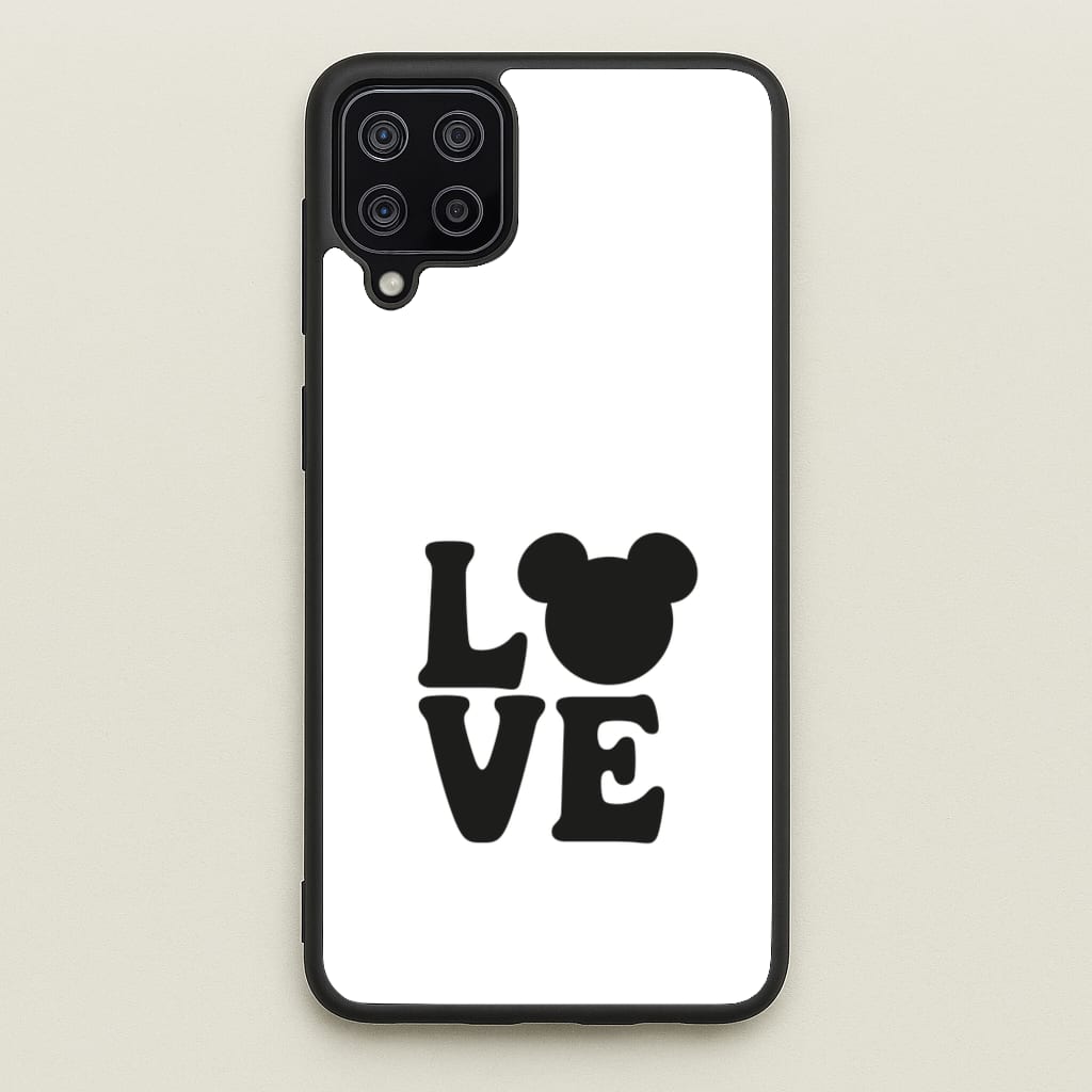 Mouse Love Valentine's - Disney Valentine's Phone Case for Galaxy A12