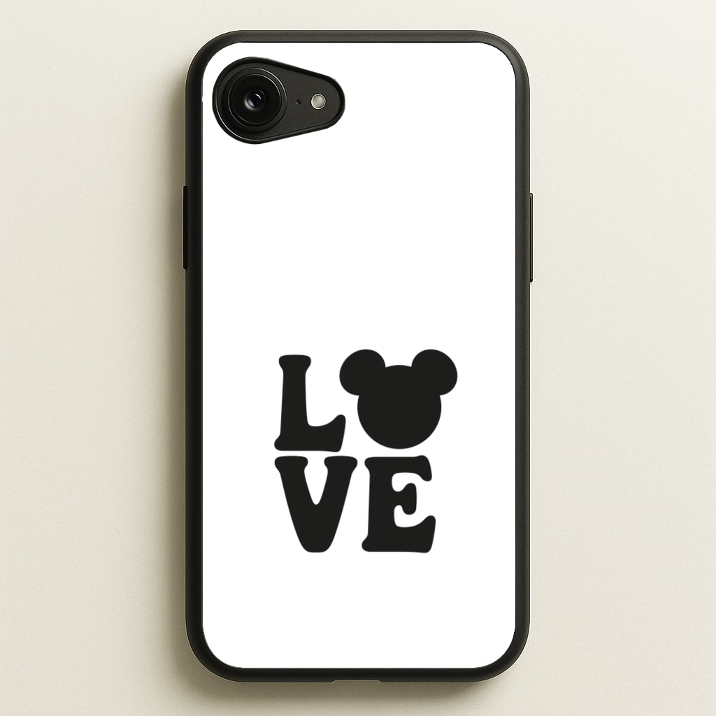Mouse Love Valentine's - Disney Valentine's Phone Case for iPhone 16e