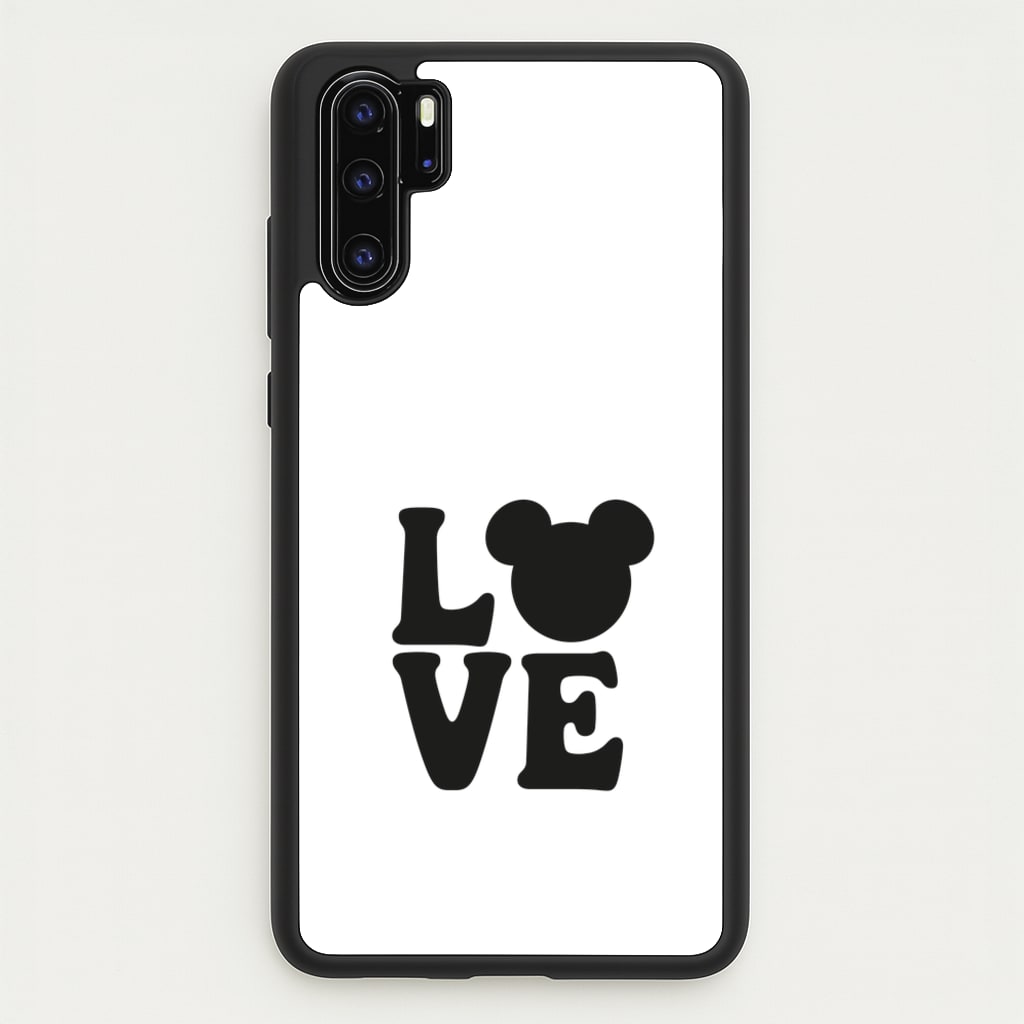 Mouse Love Valentine's - Disney Valentine's Phone Case for Huawei P30 Pro