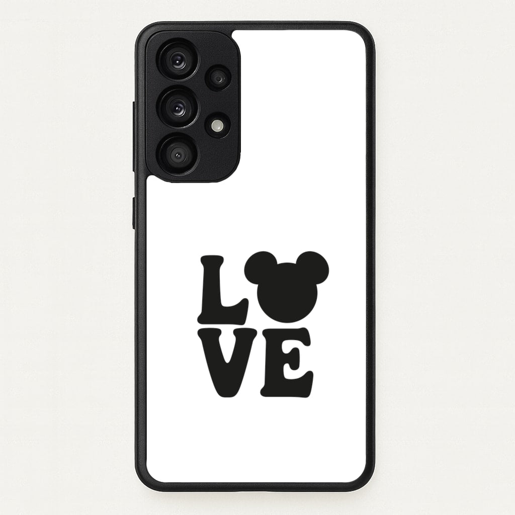 Mouse Love Valentine's - Disney Valentine's Phone Case for Galaxy A53