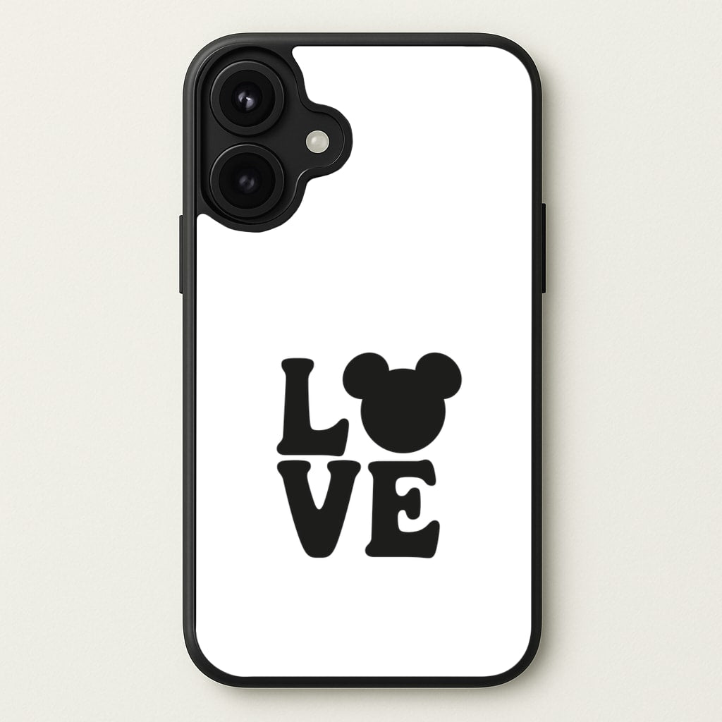 Mouse Love Valentine's Phone Case for iPhone 17