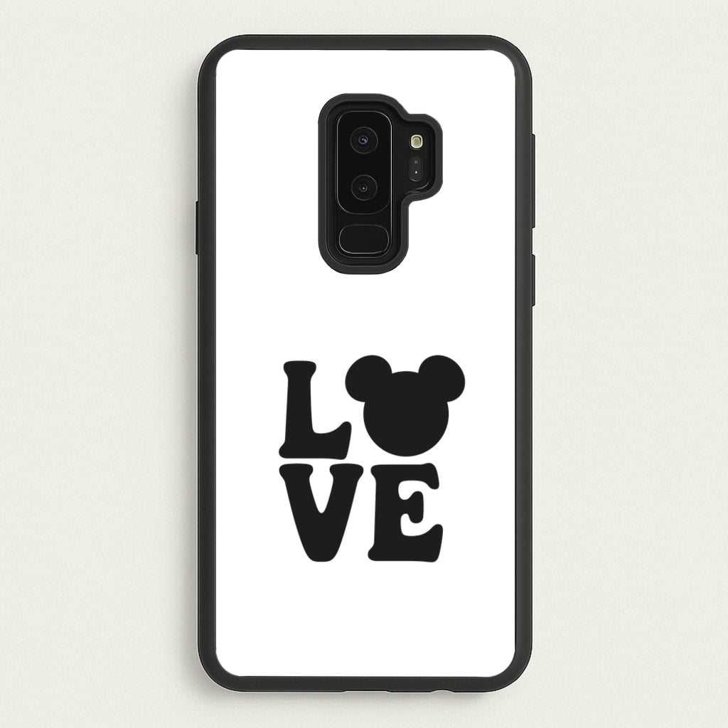 Mouse Love Valentine's - Disney Valentine's Phone Case for Galaxy S9 Plus