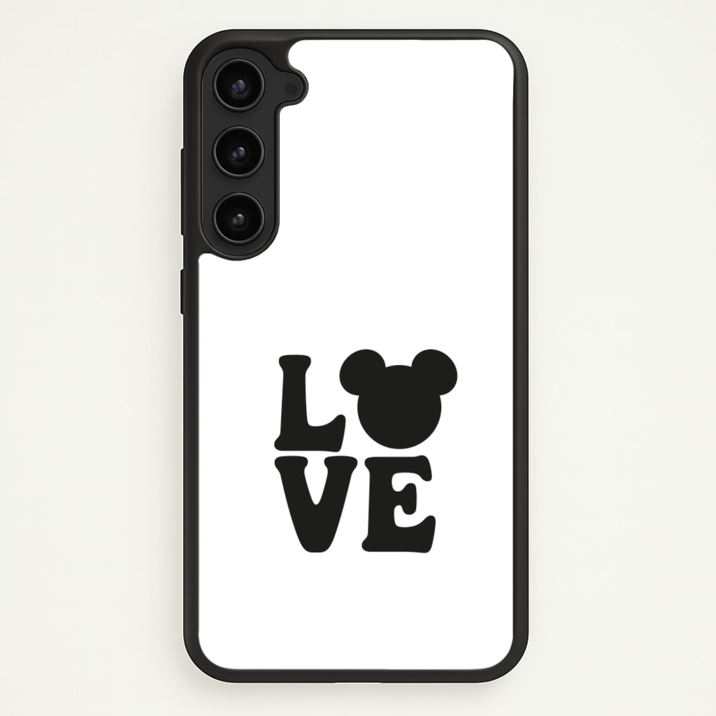 Mouse Love Valentine's - Disney Valentine's Phone Case for Galaxy S23
