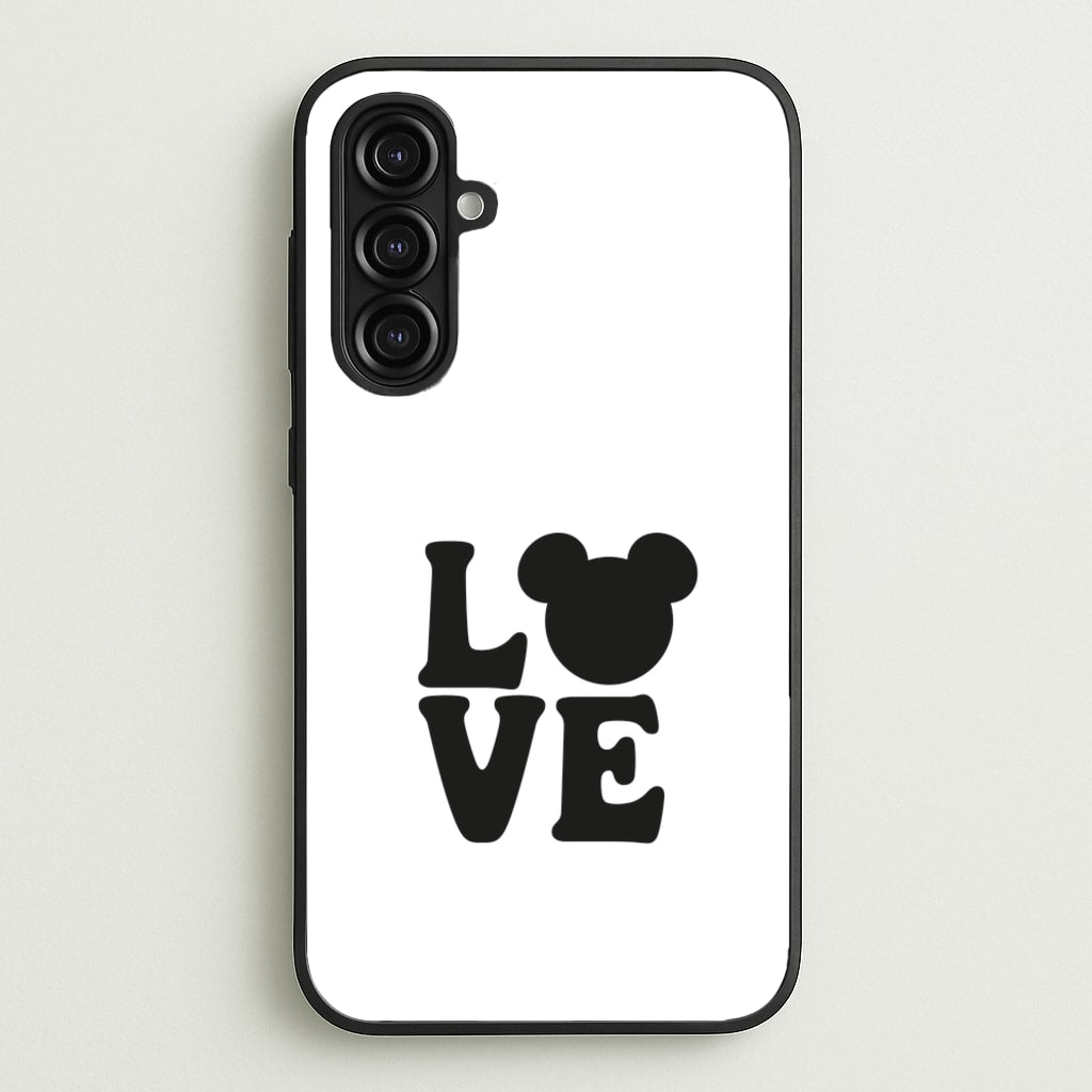 Mouse Love Valentine's - Disney Valentine's Phone Case for Galaxy A16