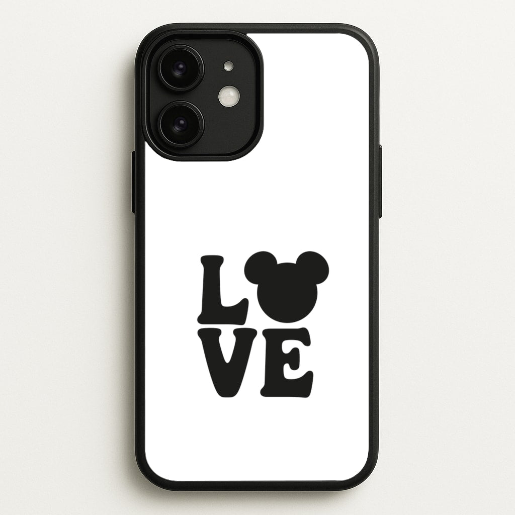Mouse Love Valentine's - Disney Valentine's Phone Case for iPhone 11