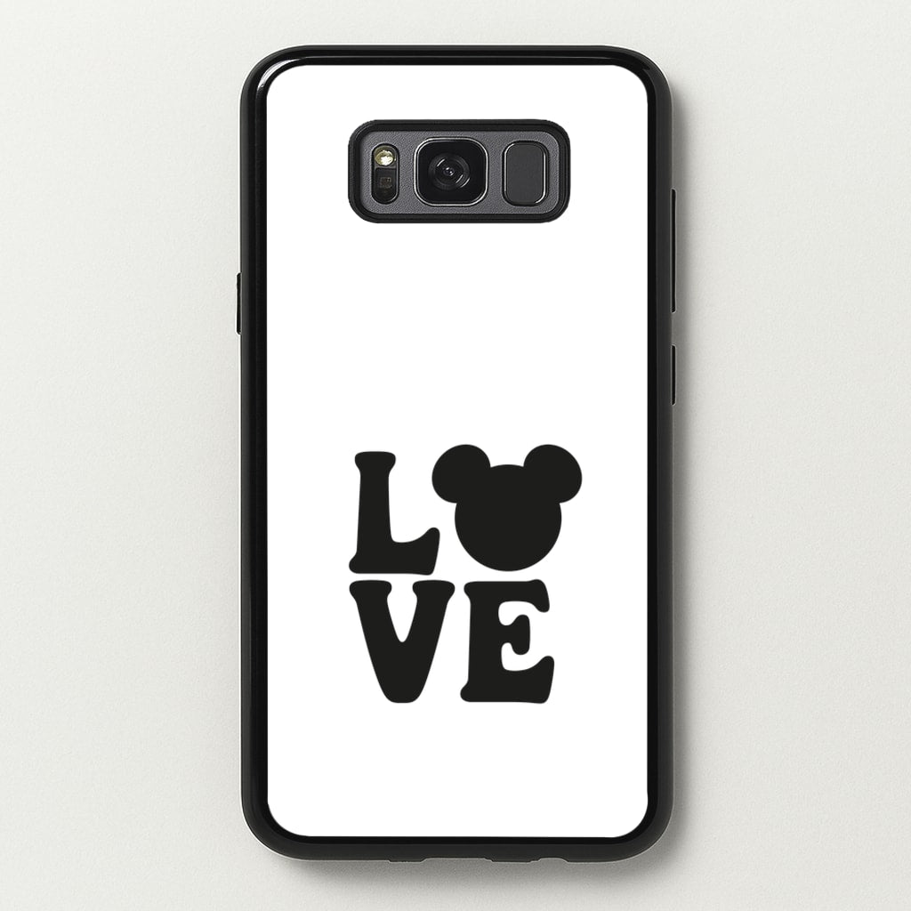 Mouse Love Valentine's - Disney Valentine's Phone Case for Galaxy S8