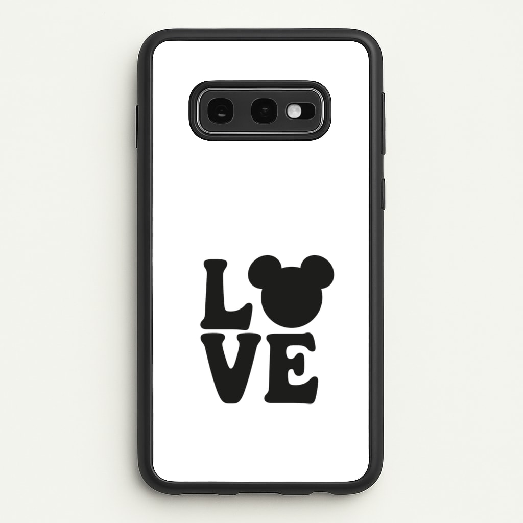 Mouse Love Valentine's - Disney Valentine's Phone Case for Galaxy S10e