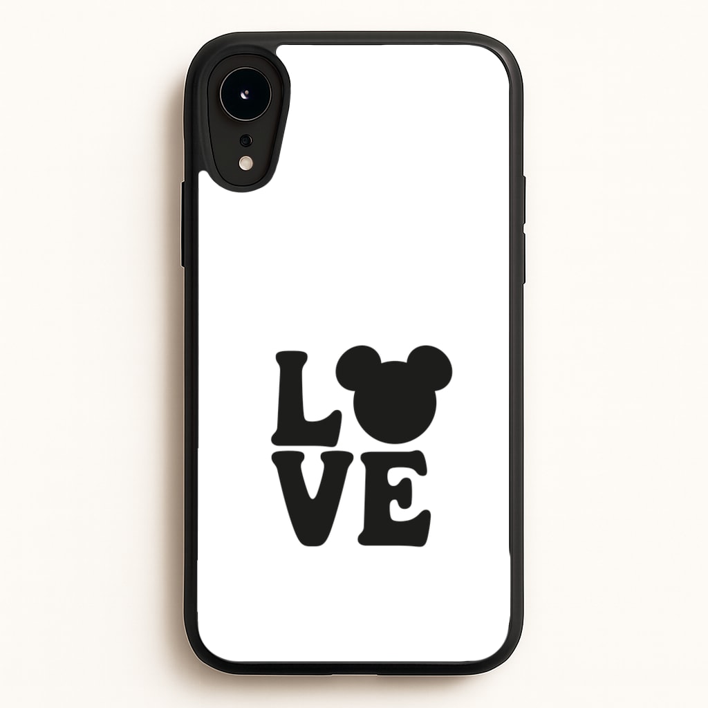 Mouse Love Valentine's - Disney Valentine's Phone Case for iPhone XR