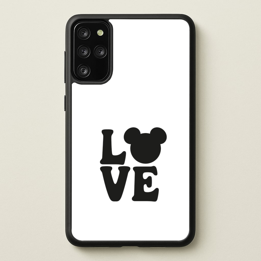 Mouse Love Valentine's - Disney Valentine's Phone Case for Galaxy S20 Plus