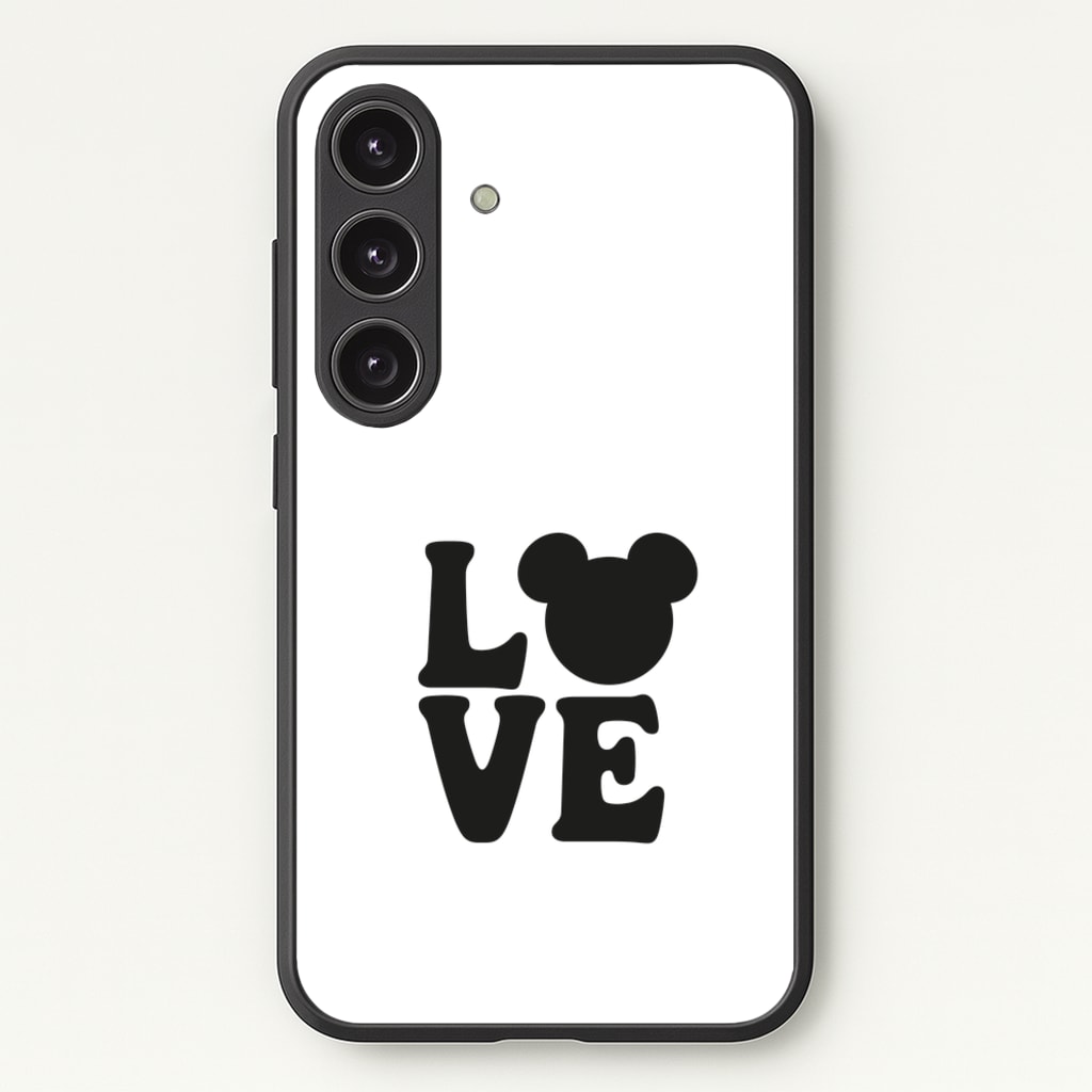 Mouse Love Valentine's - Disney Valentine's Phone Case for Galaxy S24