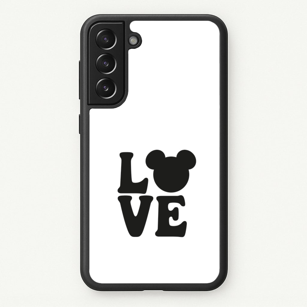 Mouse Love Valentine's - Disney Valentine's Phone Case for Galaxy S22 Plus