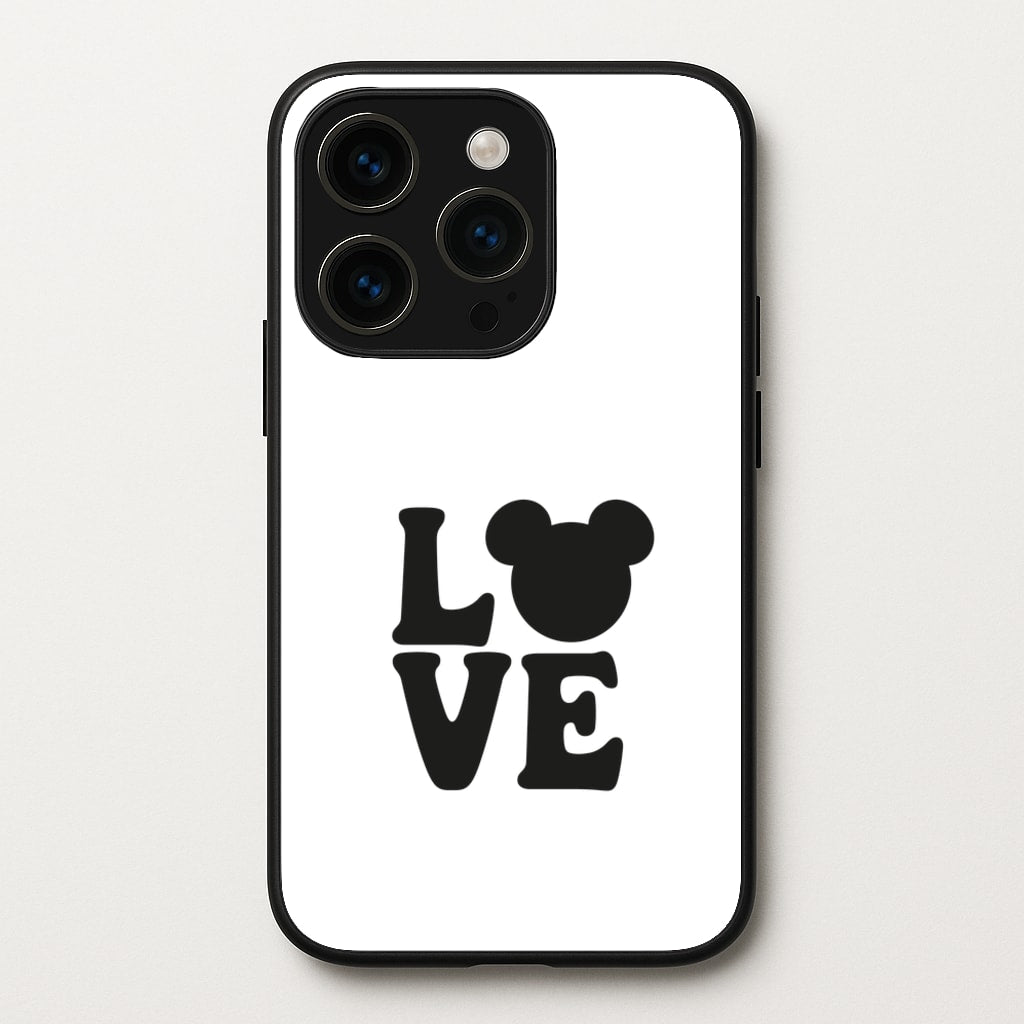 Mouse Love Valentine's - Disney Valentine's Phone Case for iPhone 15 Pro