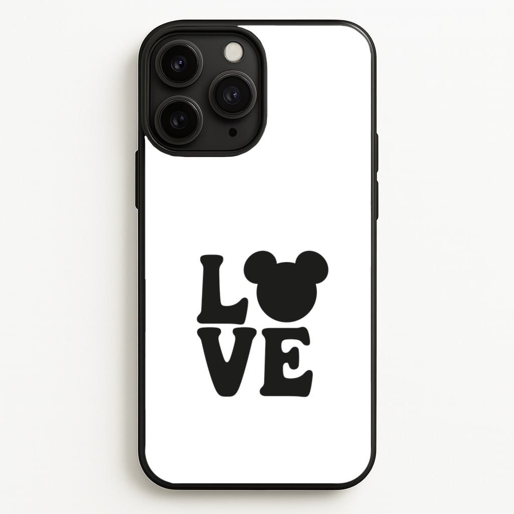 Mouse Love Valentine's - Disney Valentine's Phone Case for iPhone 11 Pro