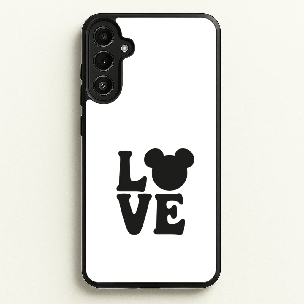 Mouse Love Valentine's - Disney Valentine's Phone Case for Galaxy A34