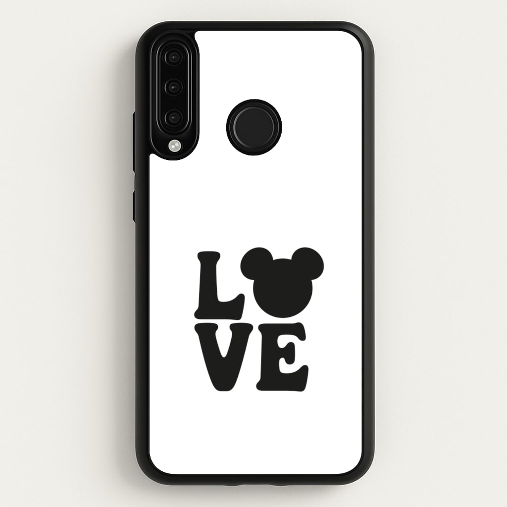 Mouse Love Valentine's - Disney Valentine's Phone Case for Huawei P30 Lite