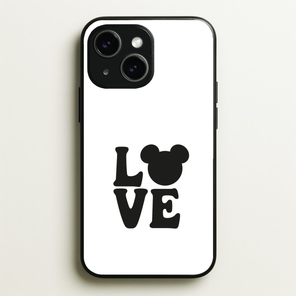 Mouse Love Valentine's - Disney Valentine's Phone Case for iPhone 14 Plus