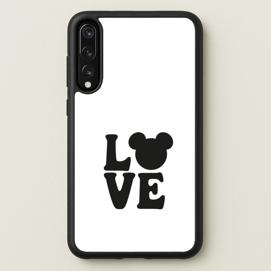 Mouse Love Valentine's - Disney Valentine's Phone Case for Huawei P20 Pro