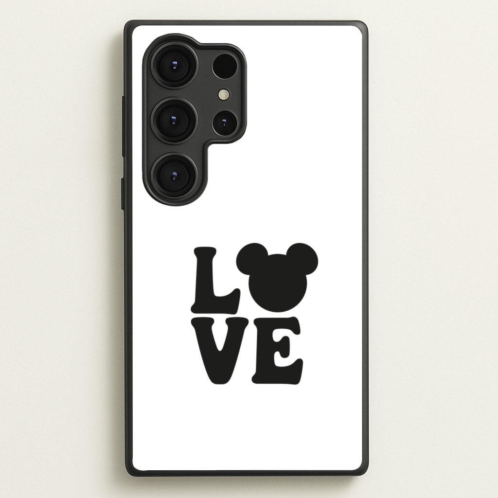 Mouse Love Valentine's - Disney Valentine's Phone Case for Galaxy S25 Ultra