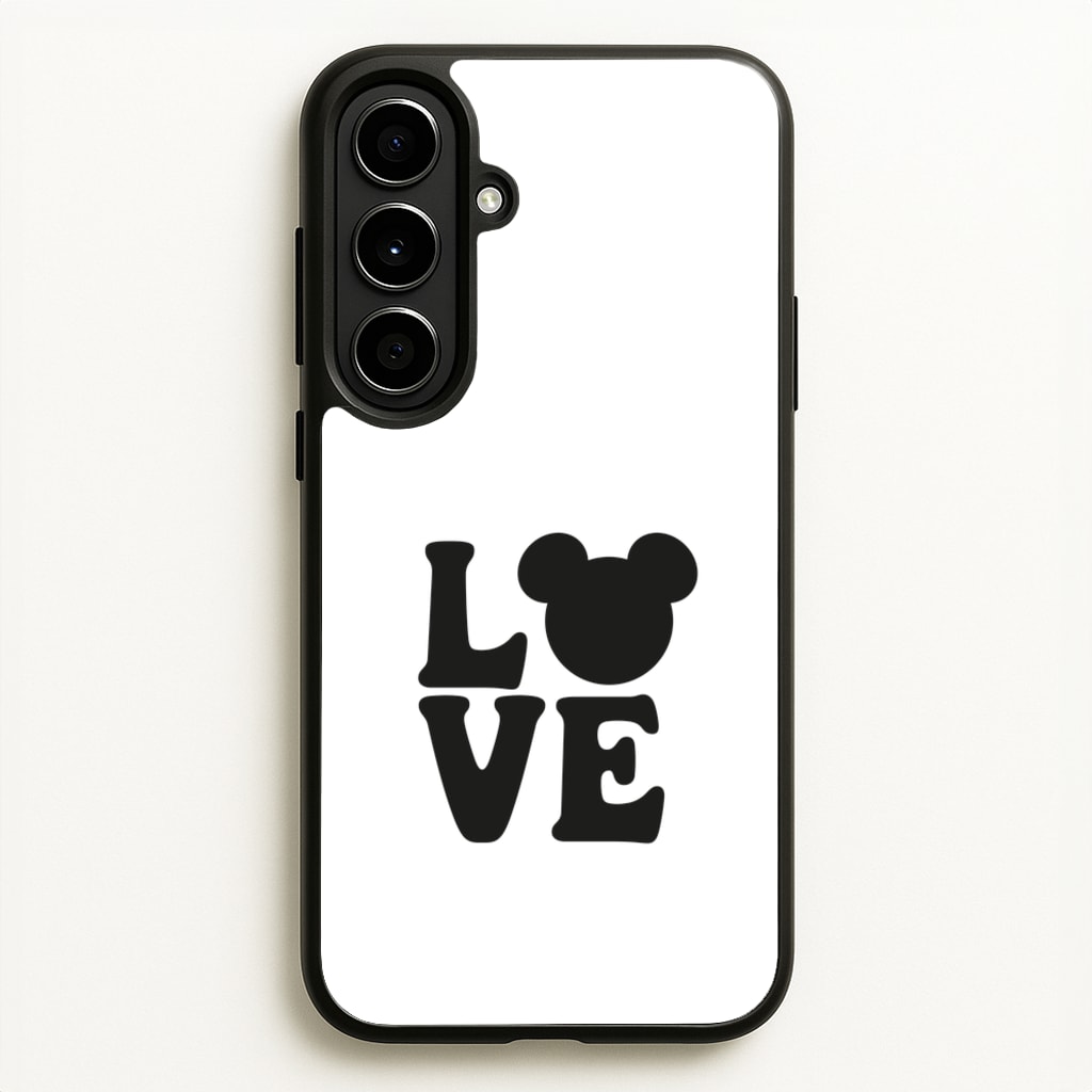 Mouse Love Valentine's - Disney Valentine's Phone Case for Galaxy A56