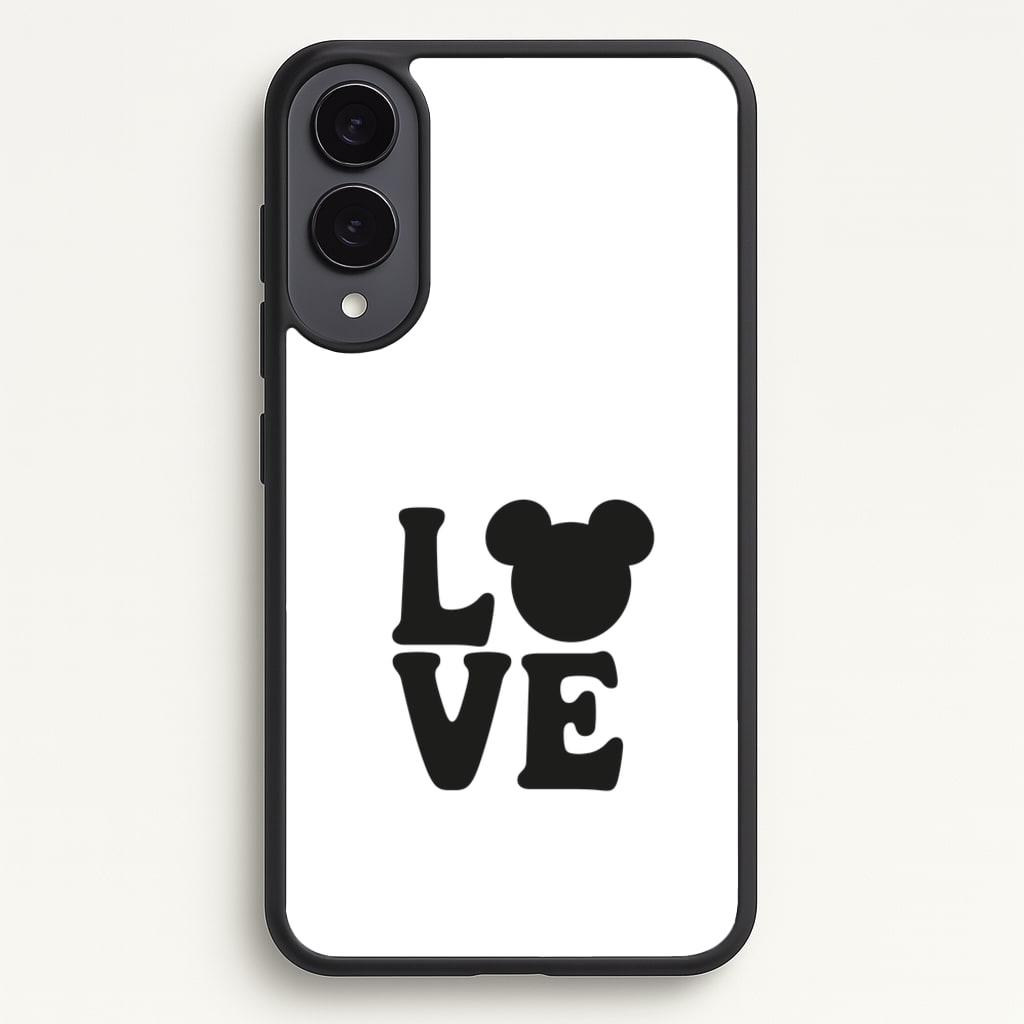 Mouse Love Valentine's - Disney Valentine's Phone Case for Galaxy S25 Edge