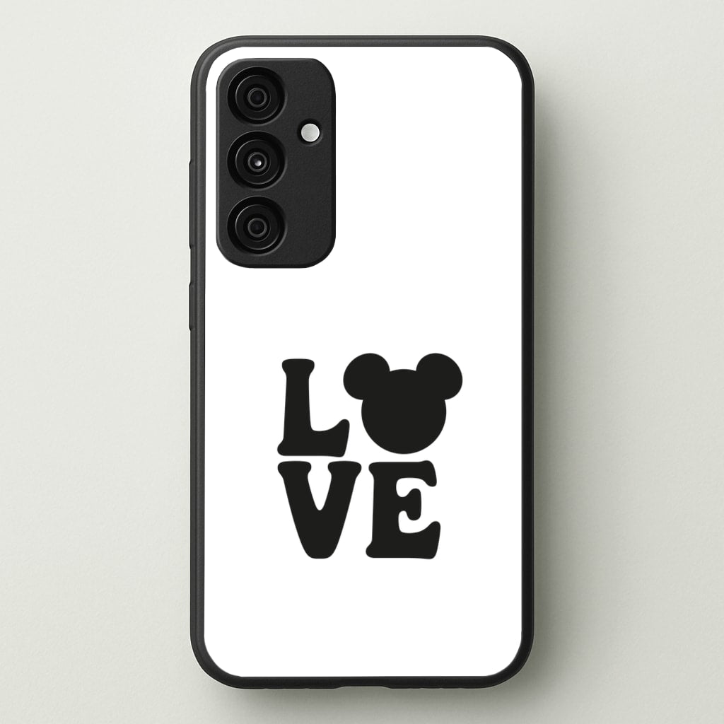 Mouse Love Valentine's - Disney Valentine's Phone Case for Galaxy A35