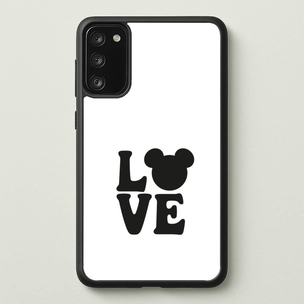 Mouse Love Valentine's - Disney Valentine's Phone Case for Galaxy A41