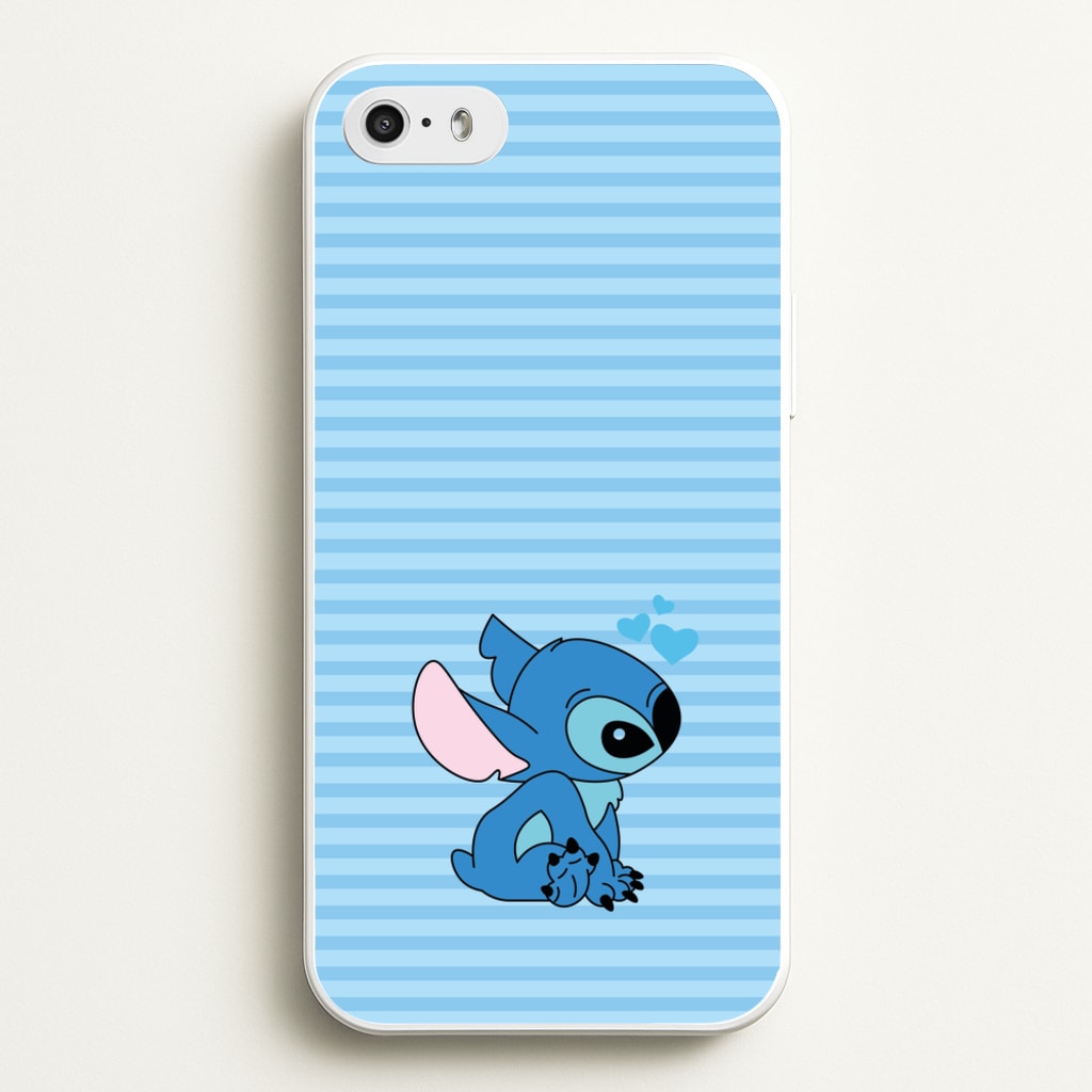 Blue Hearts Alien Blue Valentine's - Disney Valentine's Phone Case for iPhone 5 / 5s / SE 2016