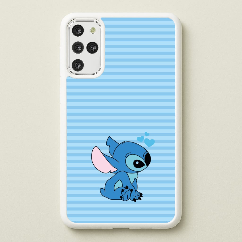 Blue Hearts Alien Blue Valentine's - Disney Valentine's Phone Case for Galaxy S20 Plus