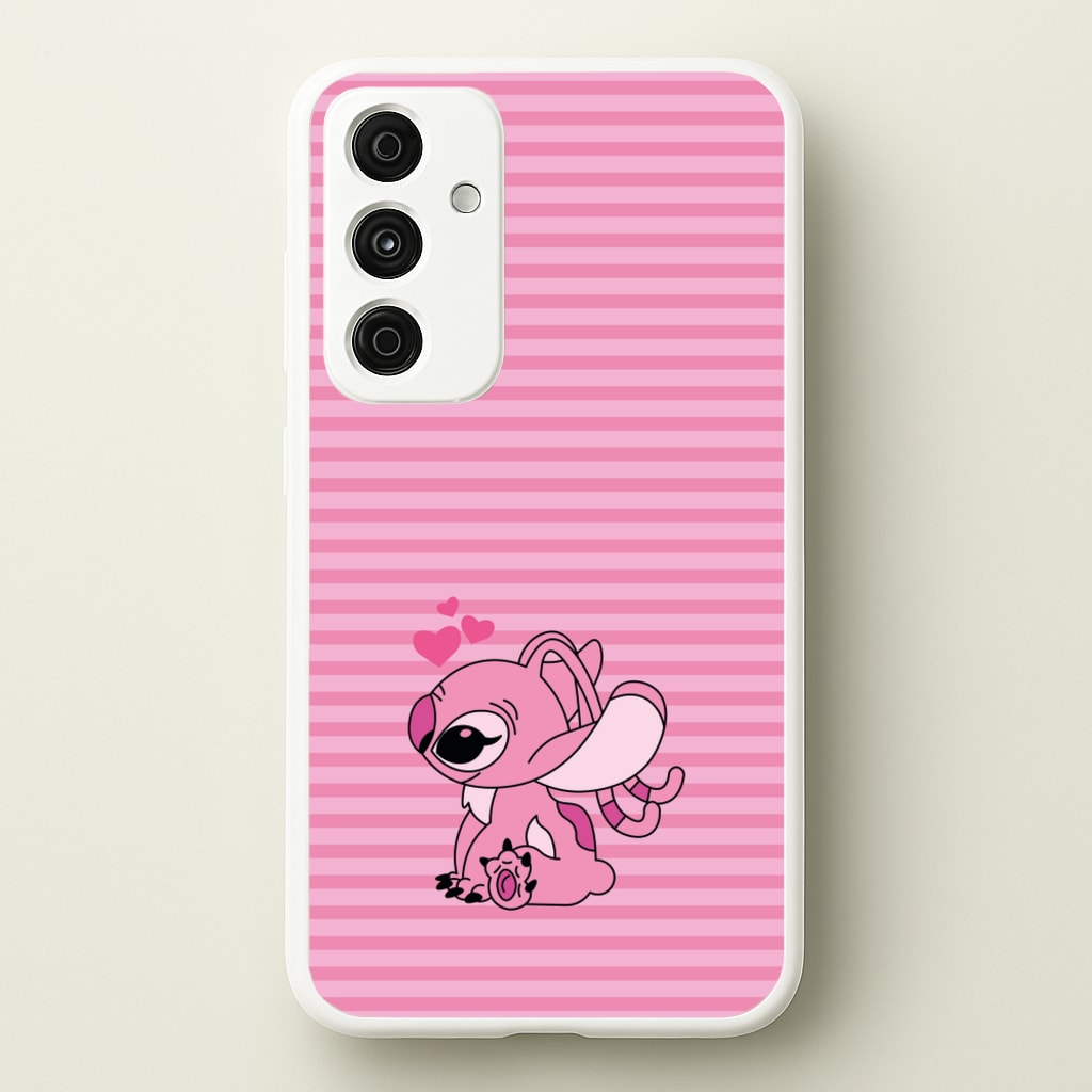 Angel Valentine's - Disney Valentine's Phone Case for Galaxy A55