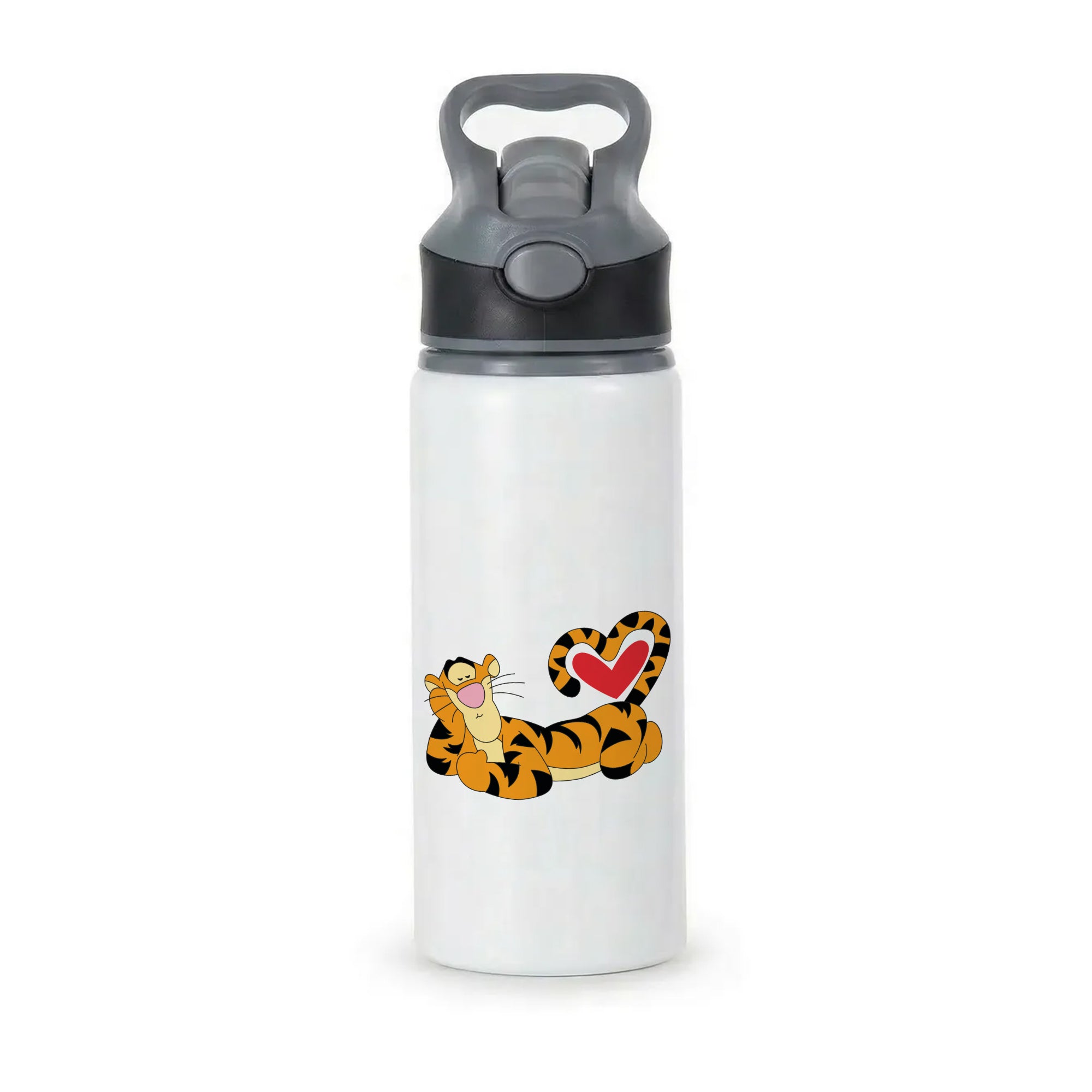 Tiger Valentine's Active Water Bottle - Black