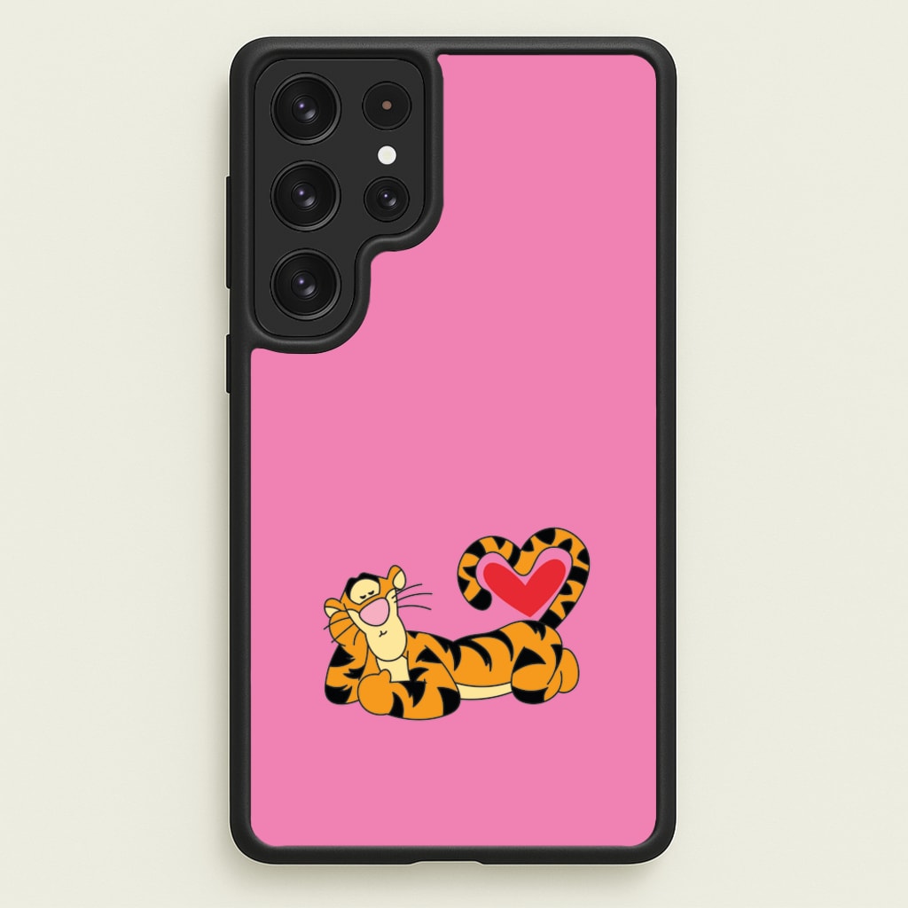 Tiger Valentine's - Disney Valentine's Phone Case for Galaxy S22 Ultra