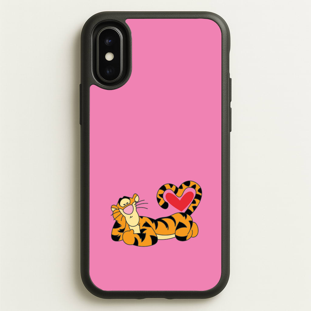 Tiger Valentine's - Disney Valentine's Phone Case for iPhone X / XS