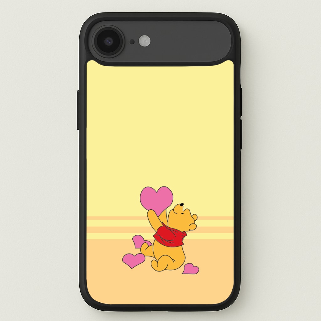 Pooh Love Heart Balloons Valentine's Phone Case for iPhone 17 Air